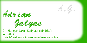 adrian galyas business card